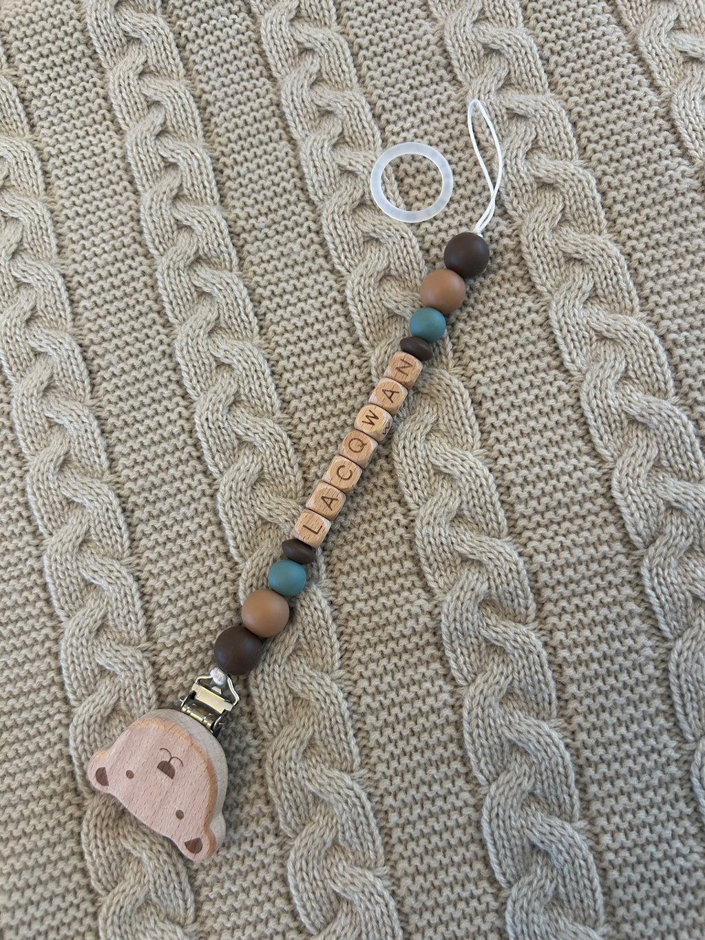 BUILD YOUR OWN                Wooden Block Name Dummy Clips