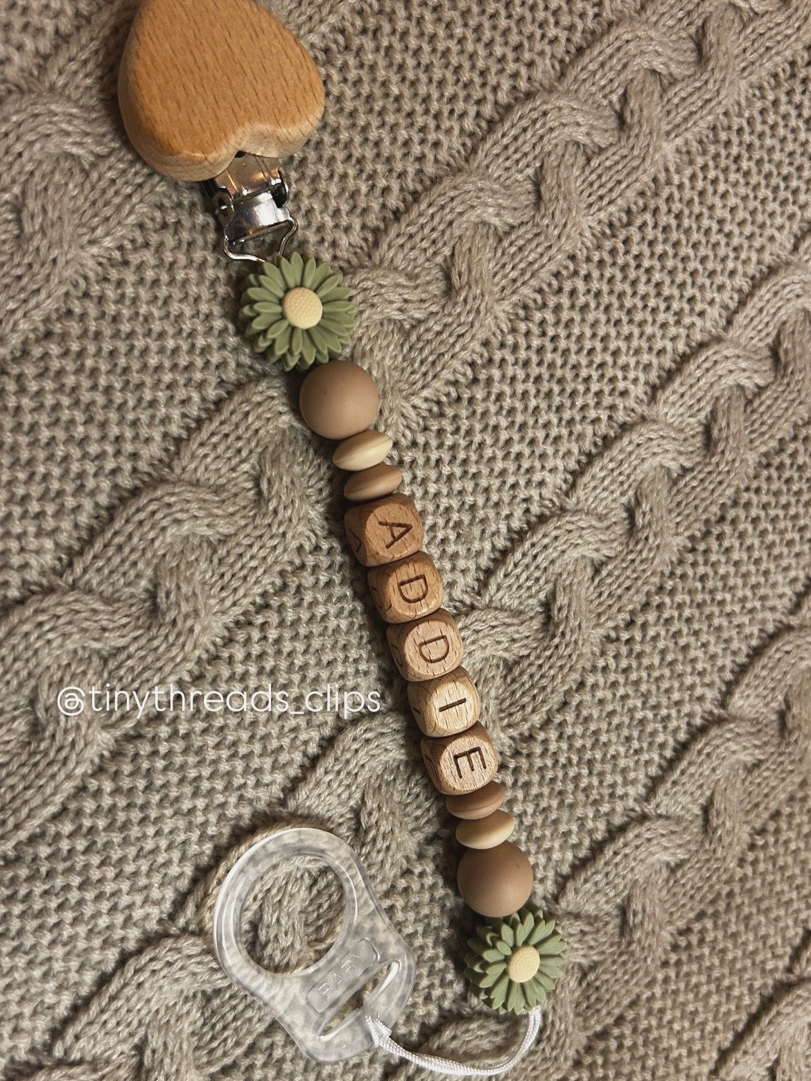 BUILD YOUR OWN                Wooden Block & Flowers     Dummy Clips